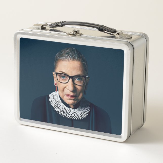 Ruth Bader Ginsburg Metall Brotdose (Vorderseite)