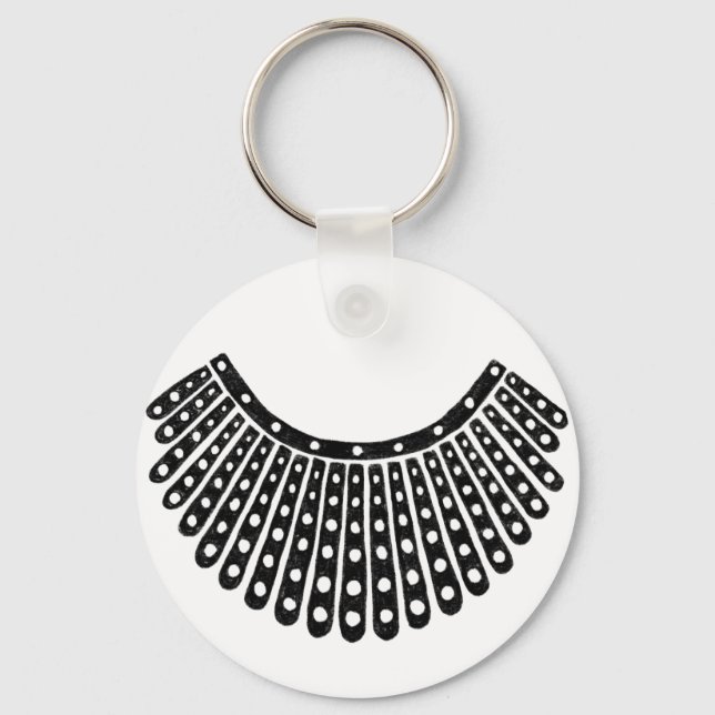 Ruth Bader Ginsburg Notorious RBG Collar Schlüsselanhänger (Vorderseite)