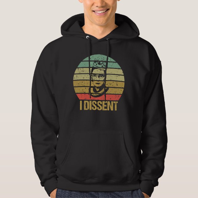 Ruth Bader Ginsburg, Notorious RBG, ich abweichend Hoodie (Vorderseite)