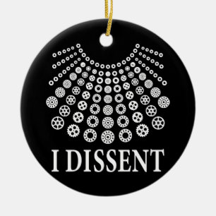 Ruth Bader Ginsburg, Notorious RBG, ich abweichend Keramik Ornament