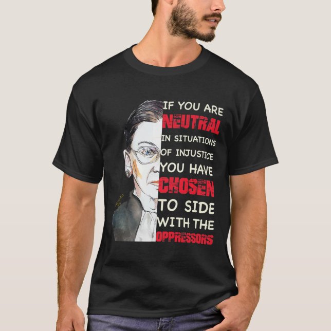 Ruth Bader Ginsburg notorisches RBG - T-Shirt (Vorderseite)