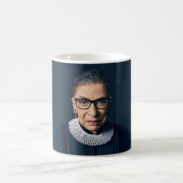 Ruth Bader Ginsburg Pink Bubble gum Kaffeetasse (Mittel)