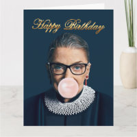 Ruth Bader Ginsburg Pink Bubble gum