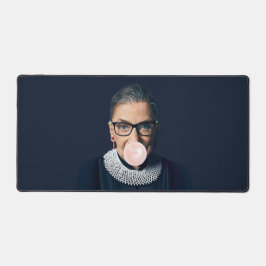 Ruth Bader Ginsburg Pink Bubble gum Schreibtischunterlage