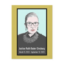 Ruth Bader Ginsburg Postcard, Oberster Gerichtshof