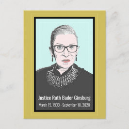 Ruth Bader Ginsburg Postcard, Oberster Gerichtshof Postkarte