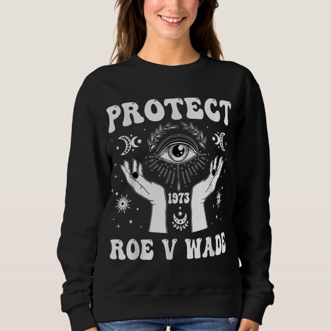Ruth Bader Ginsburg Pro Choice 1973 Frauen Sweatshirt (Vorderseite)