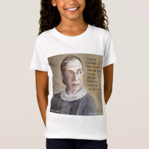 Ruth Bader Ginsburg & Quote T-Shirt