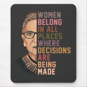 Ruth Bader Ginsburg RBG Mousepad