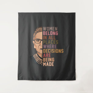 Ruth Bader Ginsburg RBG Wandteppich