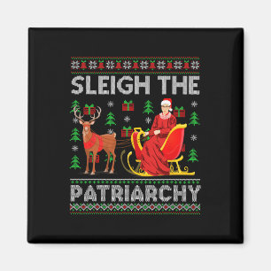 Ruth Bader Ginsburg Rbg Xmas Sleigh P Magnet
