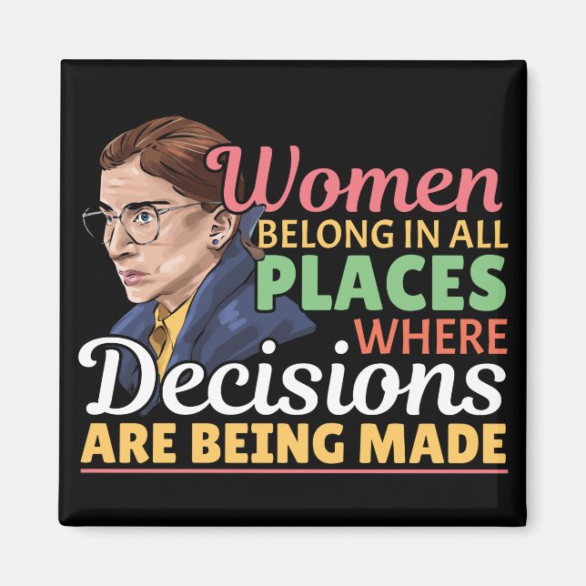 Ruth Bader Ginsburg Richterin Magnet (Vorne)