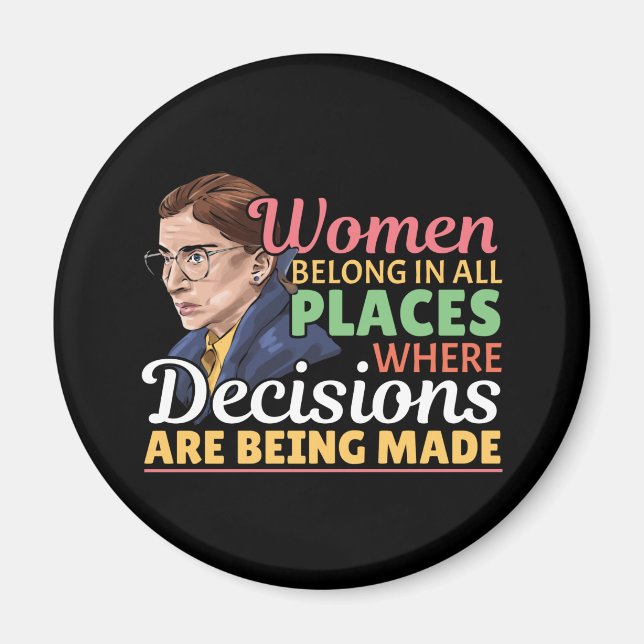 Ruth Bader Ginsburg Richterin Magnet (Vorne)
