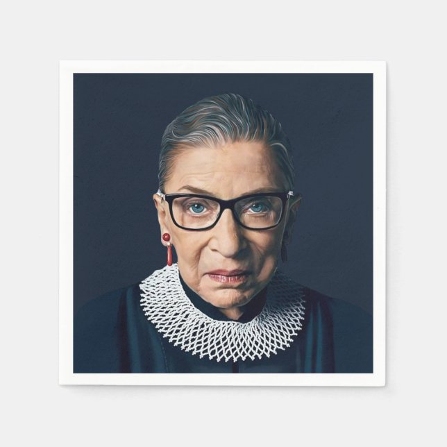 Ruth Bader Ginsburg Serviette (Vorderseite)