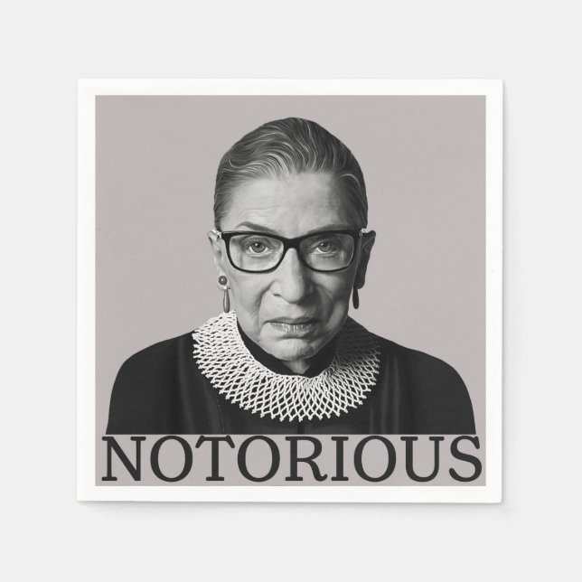 Ruth Bader Ginsburg Serviette (Vorderseite)
