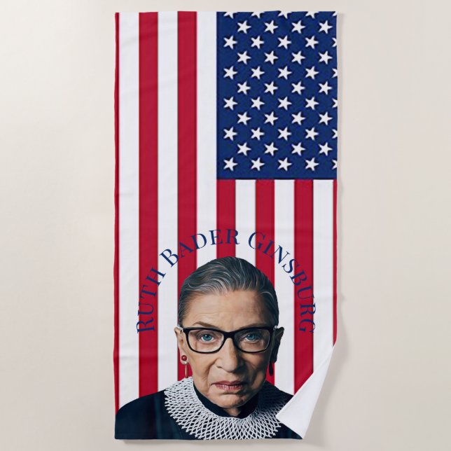 Ruth Bader Ginsburg Strandtuch (Vorderseite)