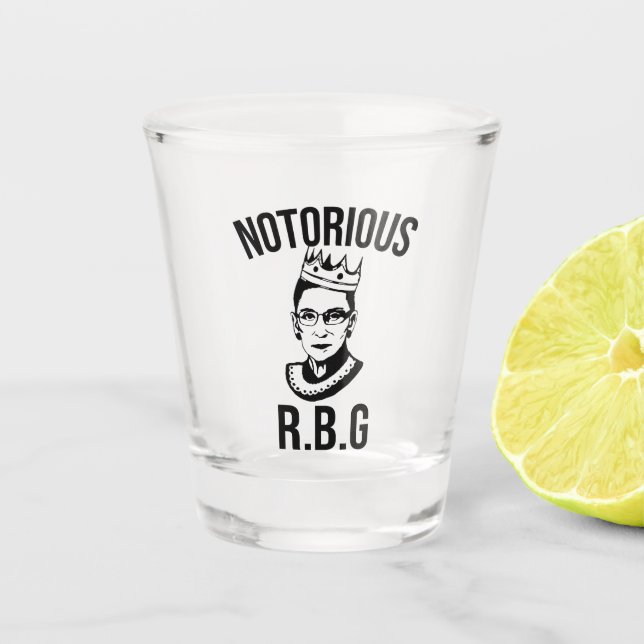 Ruth Bader Ginsburg Tasse, Rbg Tasse, Notoring Rbg Schnapsglas (Vorderseite)