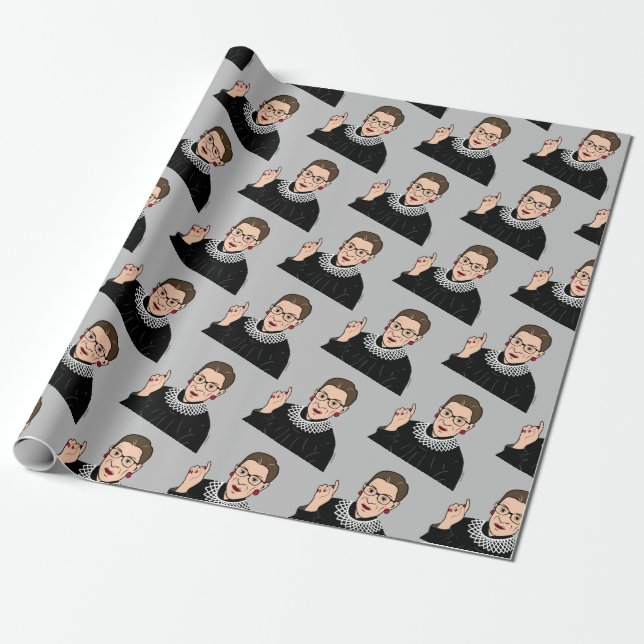 RUTH BADER GINSBURG Wrapping Paper Geschenkpapier (Ungerollt)