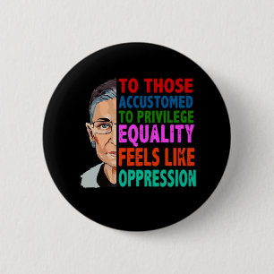 Ruth Bader Ginsburg zitieren Button