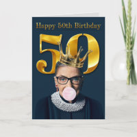 Ruth Ginsburg Crown Kaugummi Alles Gute zum 50. Ge