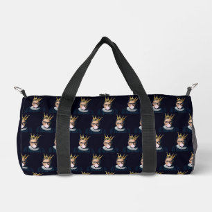 Ruth Ginsburg Goldkrone blüht rosa Kaugummi Duffle Bag