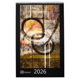 Ruth Kedar Kunstkalender 2026 in Schwarz Kalender
