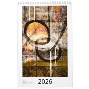 Ruth Kedar Kunstkalender 2026 in Weiß Kalender