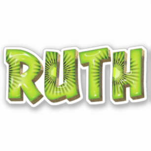 Ruth Name Kiwi Design Aufkleber Sticker