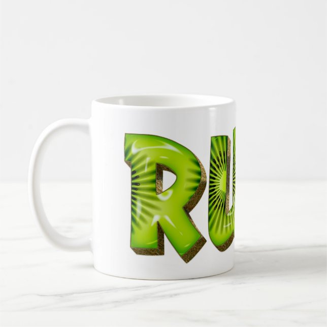 Ruth Name Kiwi Style Tasse Teetasse Kaffeetasse (Links)