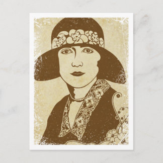 "Ruth" ~ Roaring 20's Postkarte