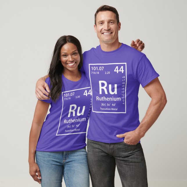 Ruthenium-Element (weiß) T-Shirt (Unisex)