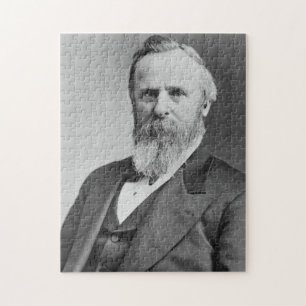 Rutherford B. Hayes 19. Präsident von Amerika. Puzzle