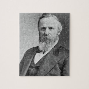 Rutherford B. Hayes 19. Präsident von Amerika. Puzzle