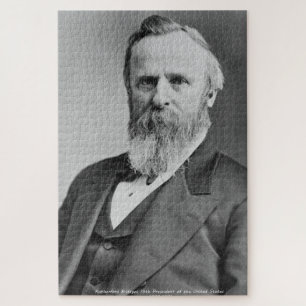 Rutherford B. Hayes 19. Präsident von Amerika. Puzzle