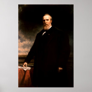 RUTHERFORD B. HAYES Portrait von Daniel Huntington Poster