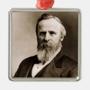 Rutherford B. Präsident Hayes 19. Ornament Aus Metall