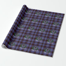 Rutherford schottischer Clan Tartan und Wappen