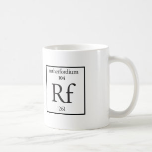 Rutherfordium Kaffeetasse