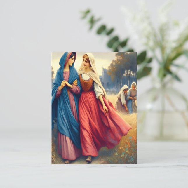 Ruth's Hand in Hand für neue Anfänge Postkarte (Stehend Vorderseite)