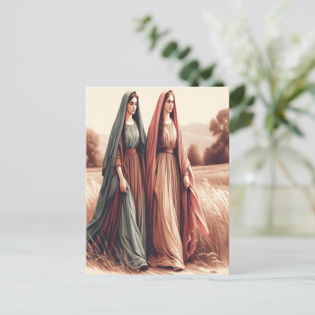 Ruth's Liebe und Loyalität auf der anderen Seite Postkarte (Stehend Vorderseite)