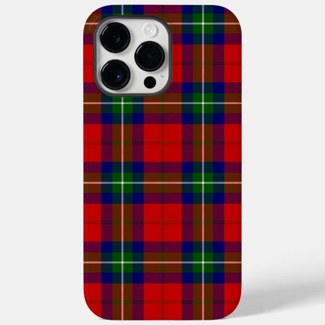 Ruthven Tartan Rot Blau kariert Case-Mate iPhone Hülle (Rückseite)