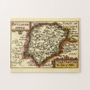 Rutland (Rutlandshire) Landkreis England Historic Puzzle