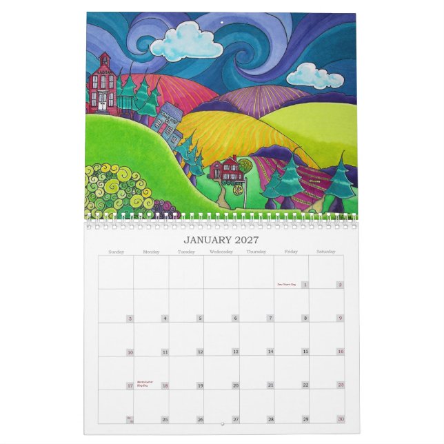Rutland Schuljahr-Kalender Kalender (Jan 2027)