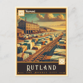 Rutland, Vermont | Vintage Postkarte