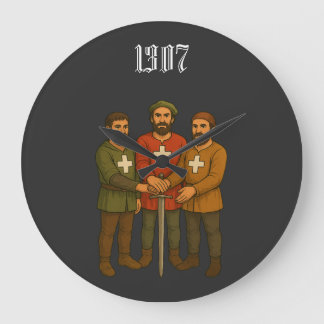 Rütlischwur Große Wanduhr