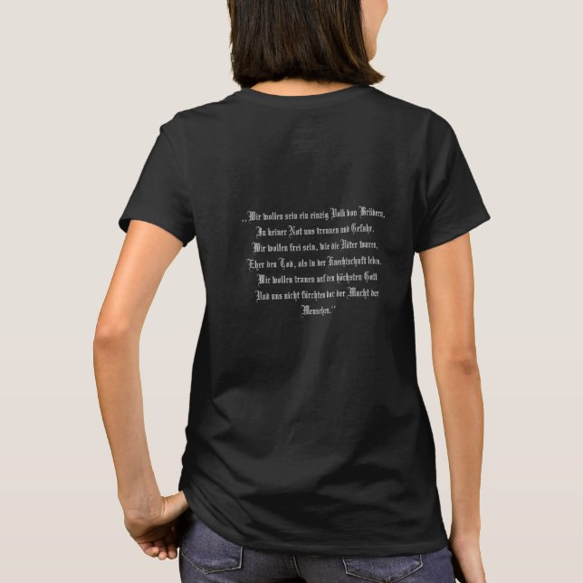 Rütlischwur T-Shirt (Rückseite)