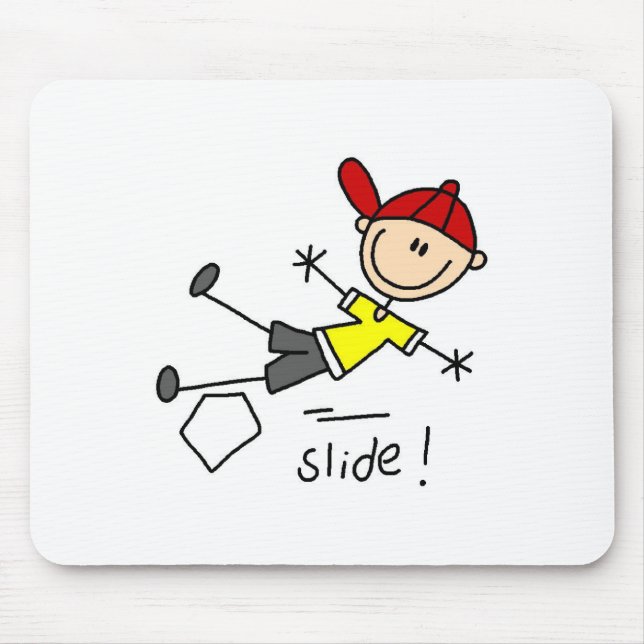 Rutschfeste Baseball-Mauspad Mousepad (Vorne)