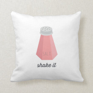 Rütteln Sie es   rosa Salz-Schüttel-Apparat Kissen