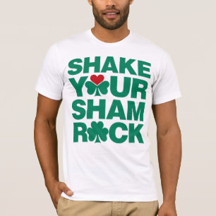 Rütteln Sie Ihr Kleeblatt - Grün T-Shirt