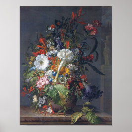 Ruysch - Erbsen, Lilies Peonies, Hyacinths Passion Poster